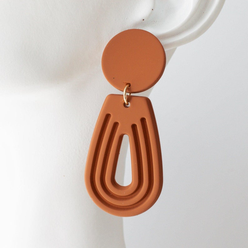 Terracotta Drop Earrings - avantejewel.com