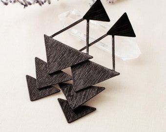 Triangle Drop Earrings