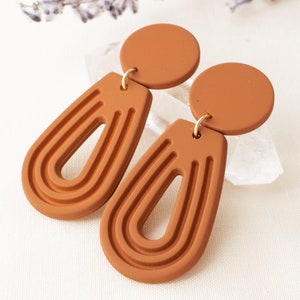 Terracotta Drop Earrings - avantejewel.com