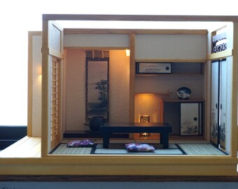 miniature japanese tea house