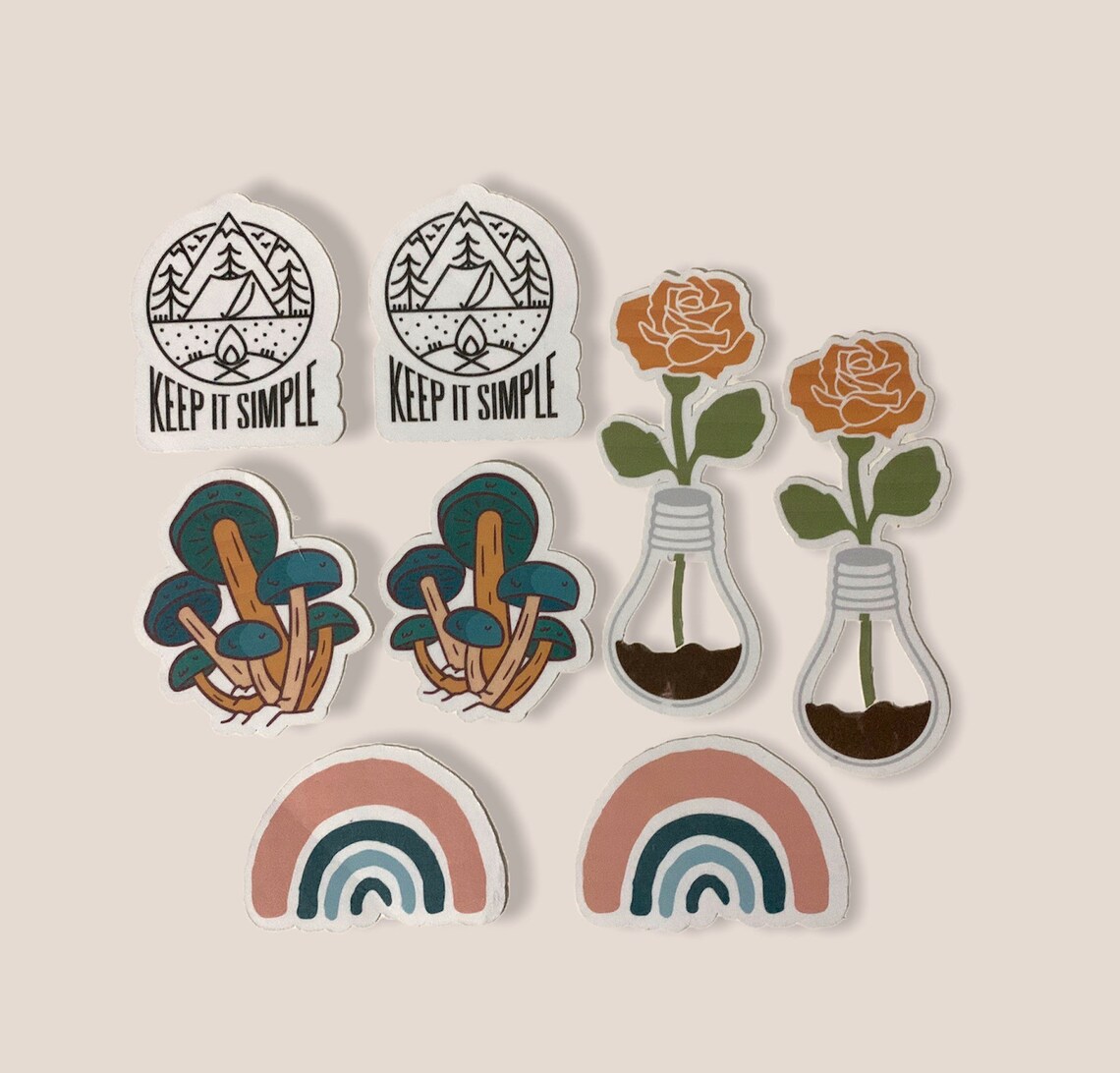 Stickers 8 Pack Etsy