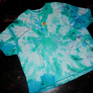 Golden Retriever Turquoise Tie Dye T-Shirt 5XL