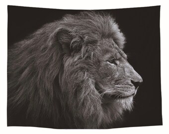 Lion Tapestry Etsy