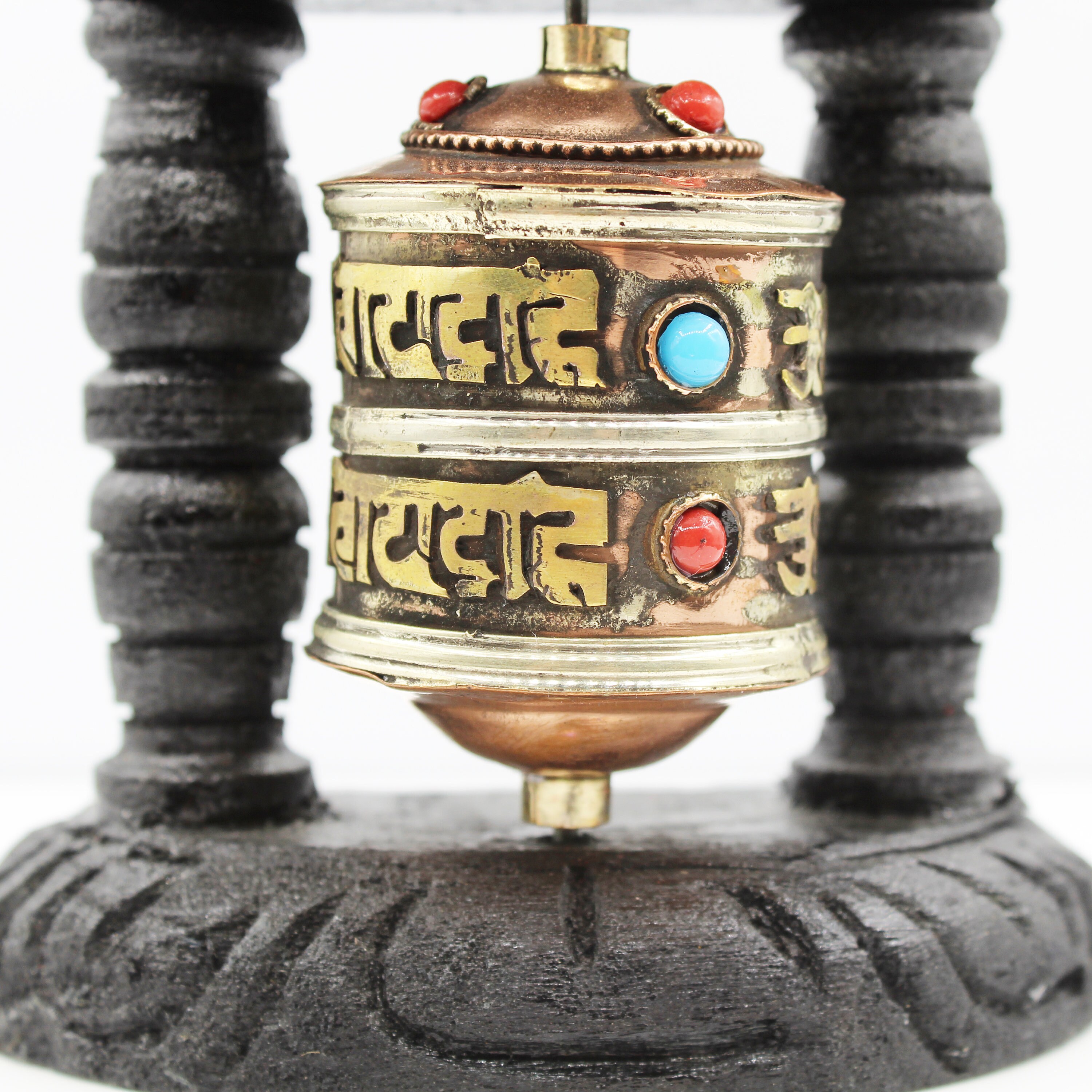 Handmade Prayer Wheel With Wood Frame | Etsy