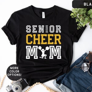 Senioren jubeln Mama Shirt, Klasse von 2025 Senior Cheer Mama T-Shirt, jubeln Senior Nacht Tshirt, jubeln Mama Geschenk, Spieltag T-Shirt