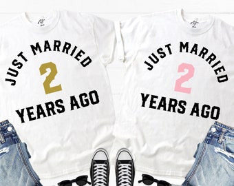 2nd Anniversary Shirts - Etsy