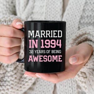 32nd Anniversary Mug - Etsy