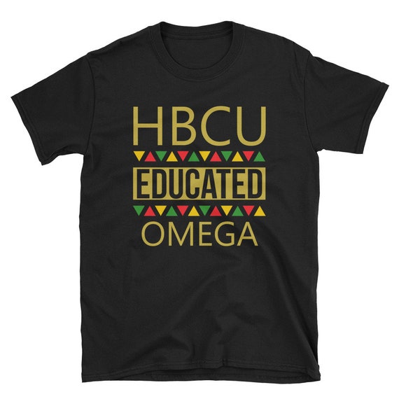 HBCU Shirt hbcu educated hbcu grad HBCU Educated Omega | Etsy
