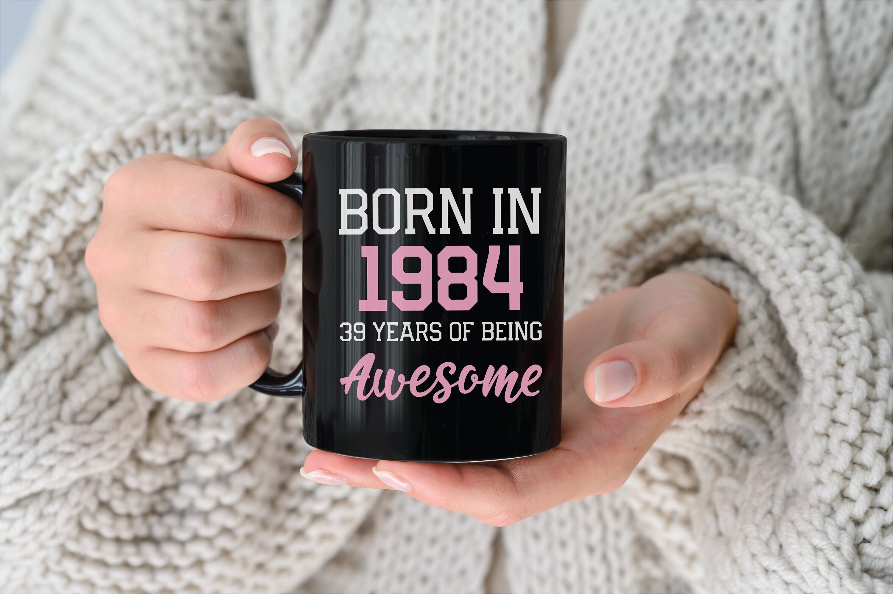 39th Birthday Gifts for Women Men - 11 oz Coffee Mug - 39 Year Old Present  Ideas for Mom, Dad, Wife, Husband, Son, Daughter, Friend, Colleague