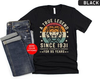 95th Birthday Shirt, Born in 1931 Gift, Birthday Year Tee
