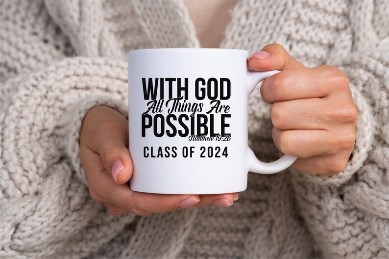 Class of 2024 Mug Senior 2024 Mugs Christian Graduation Etsy Sweden