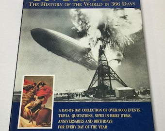 On This Day: History of the World in 366 Days, 1992 Hardcover Book, World History, 8000 Day-by-Day Events, Trivia, Quotes, News, 0600575160