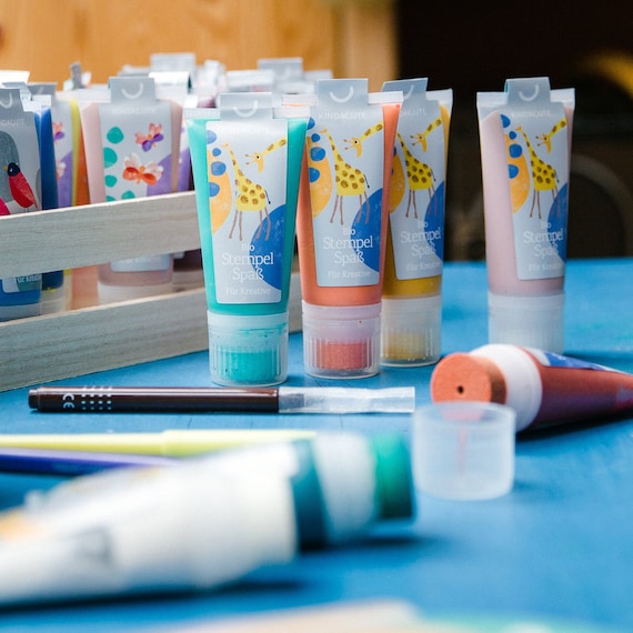SPAR-SETS | Bio Stempelspaß zur freien Wahl |  für schöne Hand und Fußabdrücke | Babyhautfreundlich & mit Wasser abwaschbar