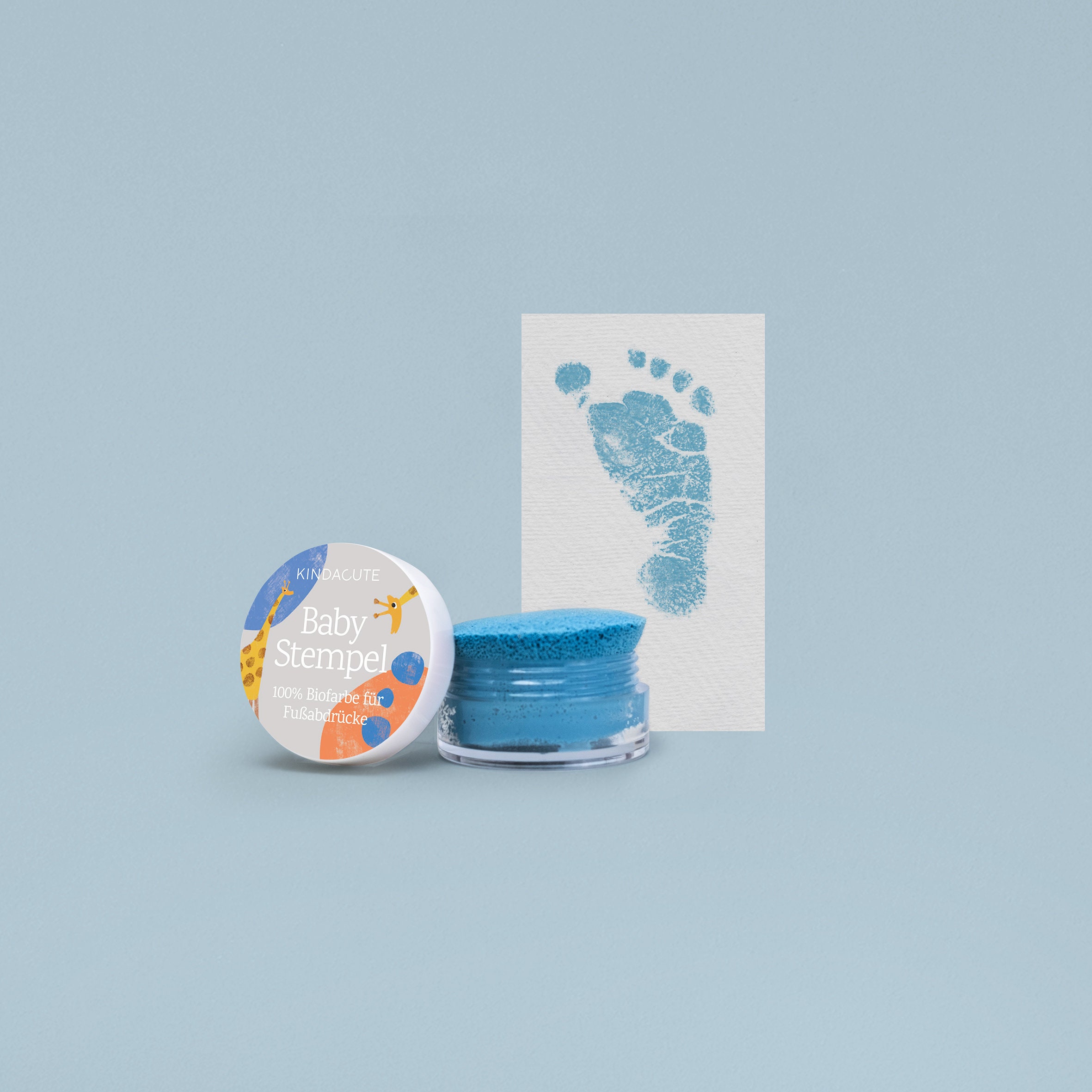 TURQUOISE |  Bio Bio Babystempel  20ml | for beautiful footprints of …