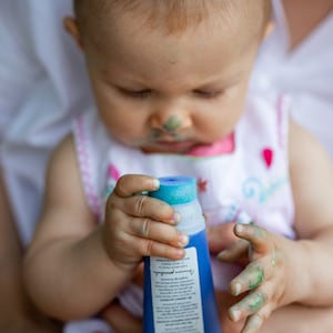 BLACK Organic Stamping Fun 50ml Tube detailed Baby handprints footprints 100% organic ink made in germany absolutely non-toxic image 6