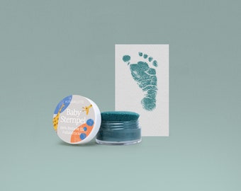 SMARAGD |  Bio Bio Babystempel  20ml | for beautiful footprints of your baby | non-toxic and safe to use