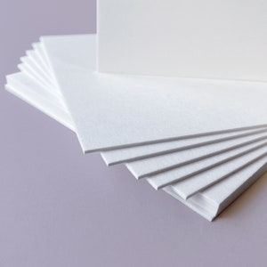Carta Cashmere | Cartone da 700 g | Impronte di bambini su bellissime cartoline di lusso A6
