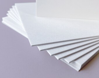 Cashmere Card | Luxury postcards | for baby footprints | Keepsake