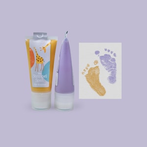 PROVENZA Lavanda & Sole | Timbro biologico per bambini da 50 ml | per belle mani e impronte | Delicato sulla pelle del bambino