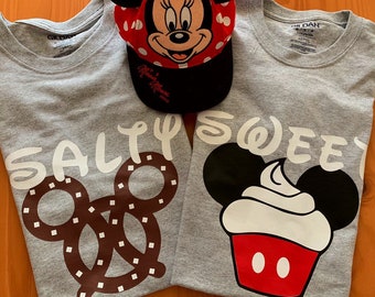 Disney Sweet and Salty Couple Shirts - Etsy