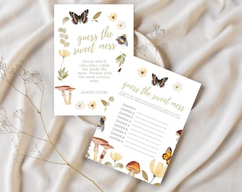 Baby Shower Games Bundle Template A Little Lovebug Is On The Way Baby Shower Games Decor Editable Garden Baby Shower Template Little Lovebug