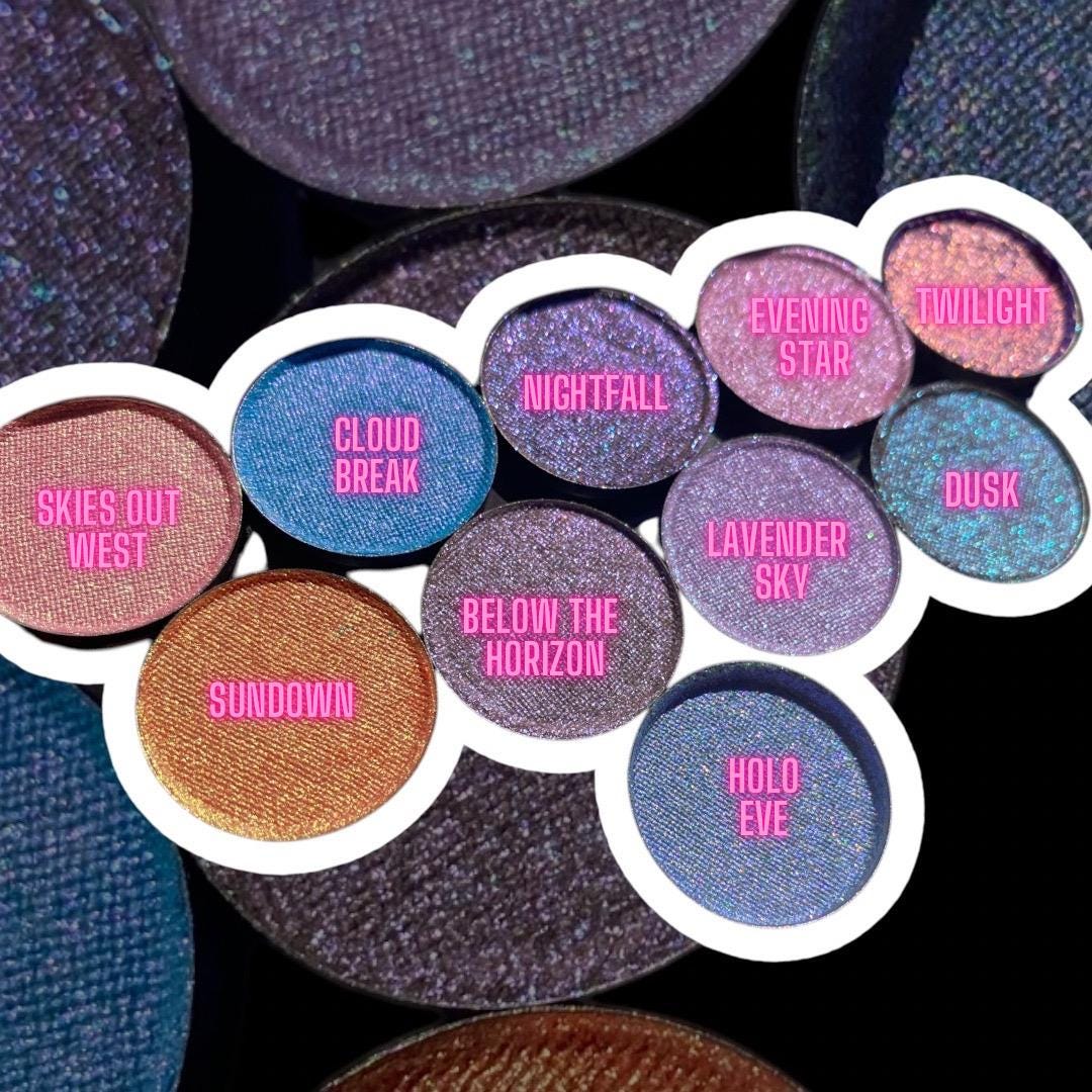 Sunset Collection Eyeshadow Set - Etsy