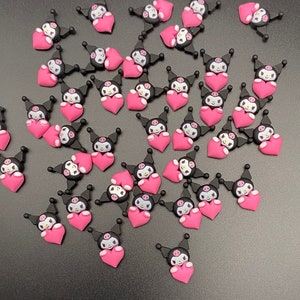 Kawaii heart Charms