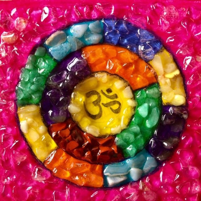 Harmoniseur Mandala Énergie Om Vibration Magenta