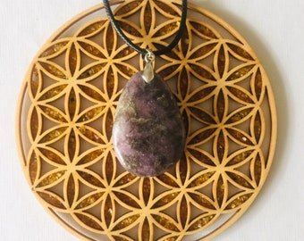 Lepidolite pendant