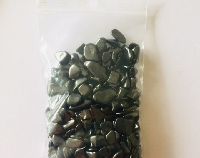 Shungite - 100g bag of mini rolled stones