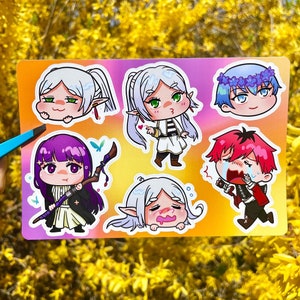 Frieren and Friends Vinyl Sticker Sheet