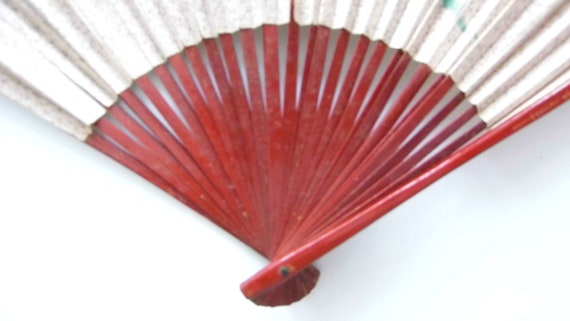 Japanese fan. Early 20th. Double-sided decoration… - image 7