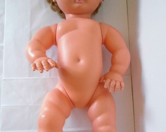 Poupée Bella 58 Cm Aux Yeux Bleus Dormeurs - Fabrication Française Années 1960