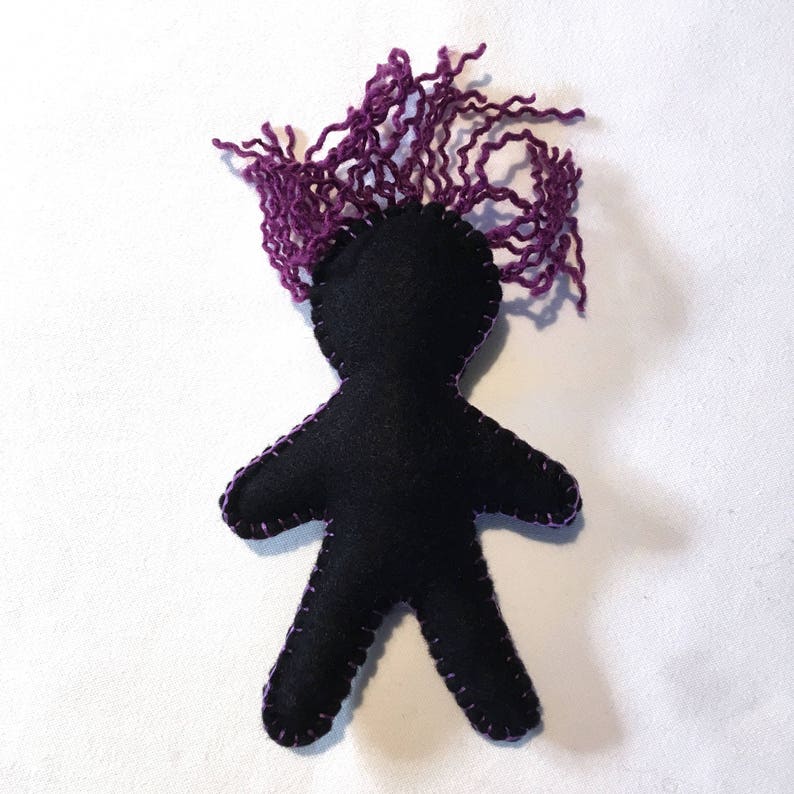 purple voodoo doll