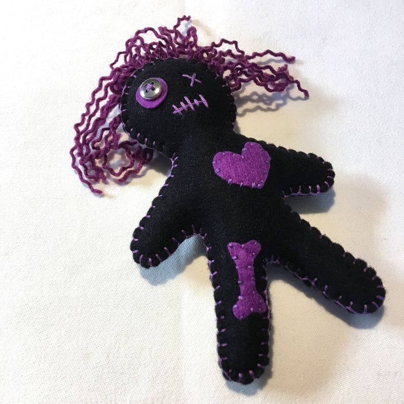 purple voodoo doll