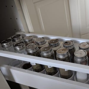 Insert for your IKEA apothecary cabinet – suitable for CITRONHAJ spice jars