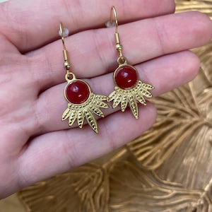 INDIA gold earrings - Boho chic - Gold stainless steel