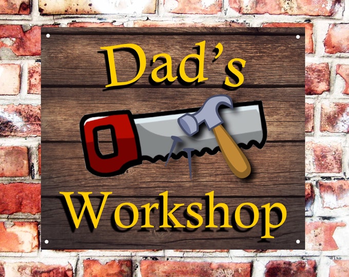 Dad's workshop weather proof pre drilled great gift birthday xmas high shed