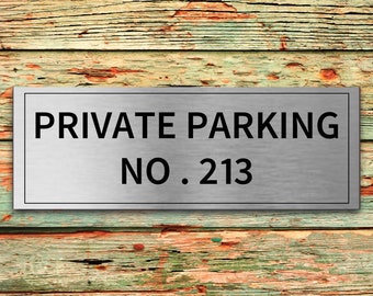No Parking Access Required Slate Gate Sign Plaque