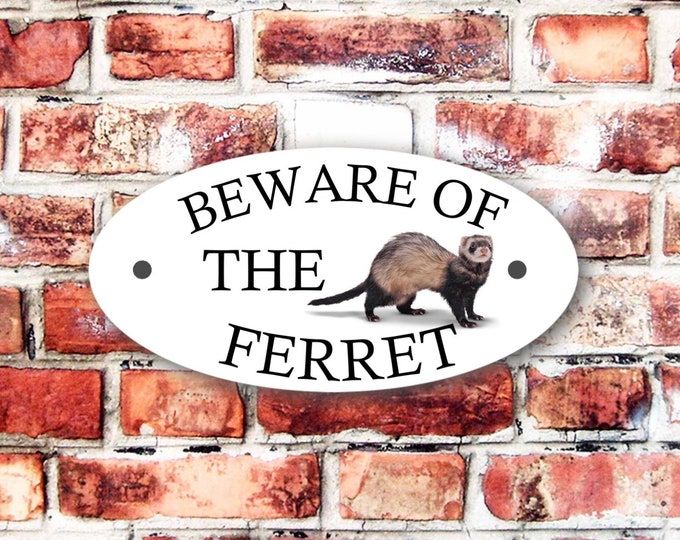 Beware of the ferret weather proof pre drilled high gloss cage