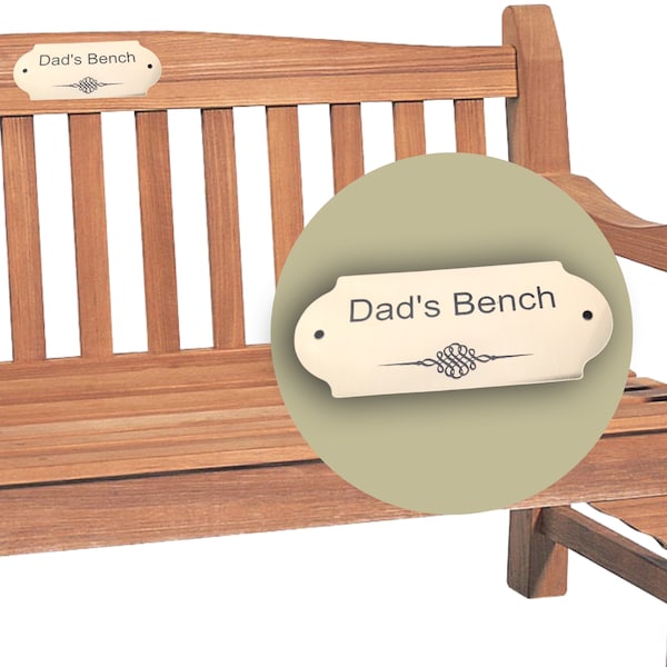 Bench Plaque Etsy UK