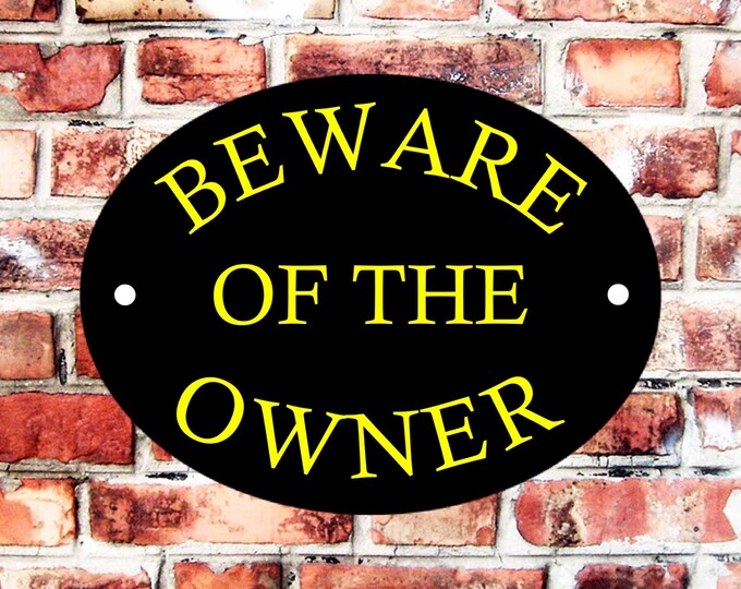 Beware of the owner weather proof pre drilled high gloss cage