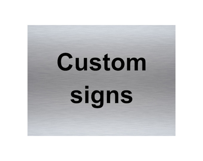 Ali Blanks 200mm x 80mm brushed silver