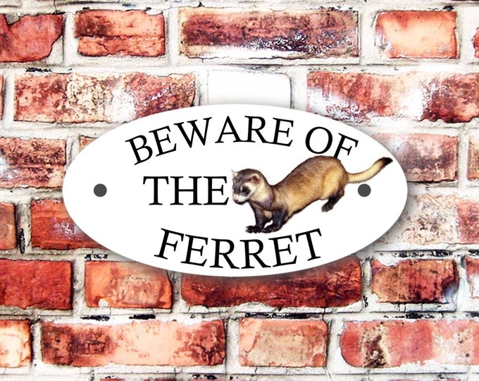 Beware of the ferret weather proof pre drilled high gloss cage