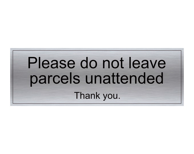 Please do not leave parcels unattended thank you brushed silver x 3 sizes aluminium strong double sided sticky pads easy to fit