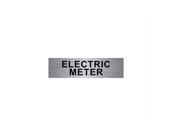Electric meter aluminium strong double sided sticky pads easy to fit office school hotel meter box