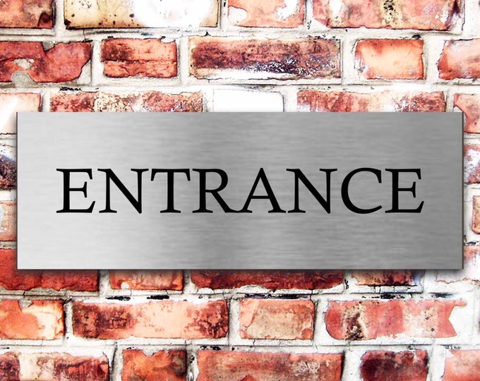 Brushed silver entrance x 3 sizes aluminium strong double sided sticky pads easy to fit