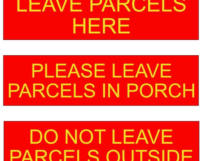 Post box sign aluminium strong double sided sticky pads easy to fit gate wall door hotel school office