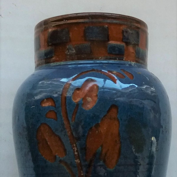 ART NOUVEAU very  small Vase  EARTHENWARE