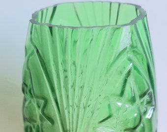 ART DECO GREEN Glass Vase not uranium